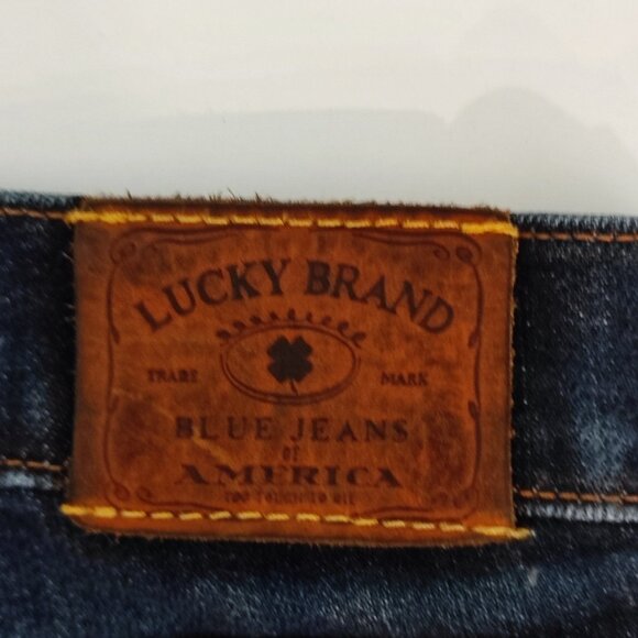 Lucky Brand Charlie jeans women's size 6/28 ink blue skinny - Picture 5 of 15
